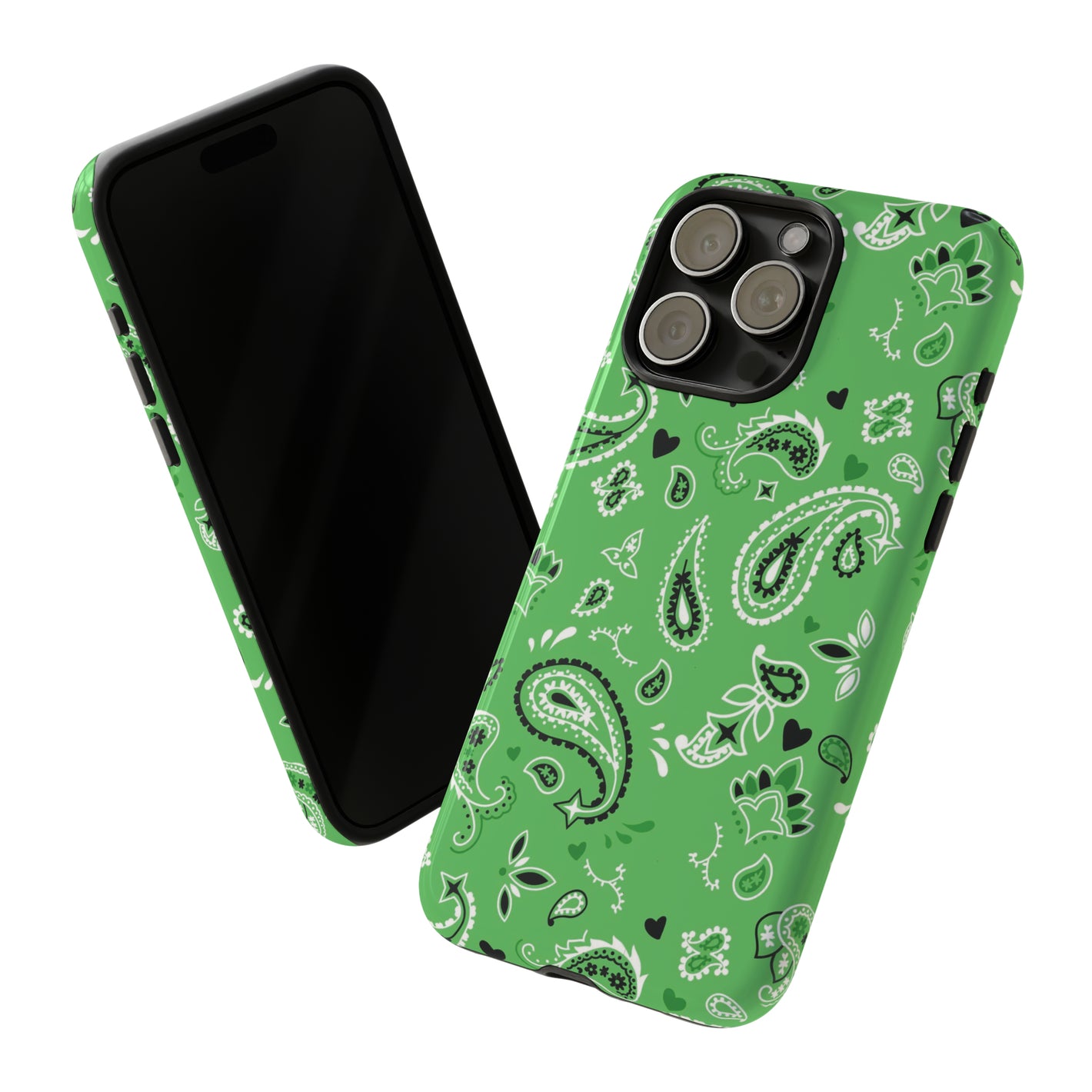 Paisley Pop Phone Case - Green