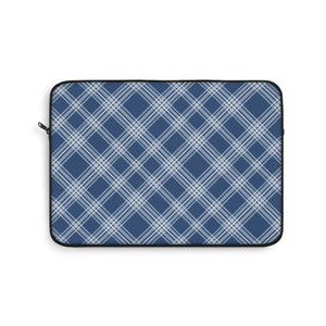 Plaid Perfection Laptop Sleeve - Midnight Blue