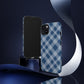 Plaid Perfection Phone Case - Navy - Design 3