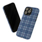 Plaid Perfection Pattern Case - Navy and Pink - Design D