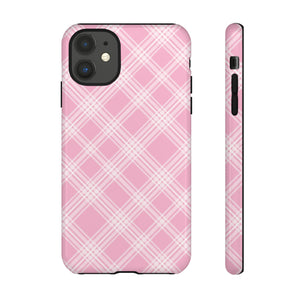 Plaid Perfection Pattern Case - Pink Plaid Design 4