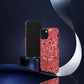 Paisley Pop Phone Case - Red