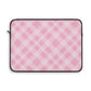 Pink Plaid Laptop Sleeve