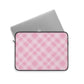 Pink Plaid Laptop Sleeve