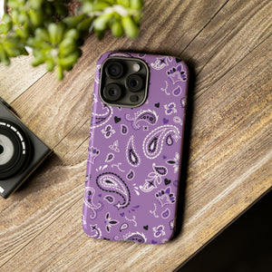 Paisley Pop Phone Case - Purple