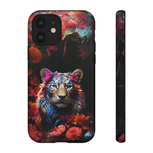 Tiger in Flowers Tough Case