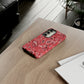 Paisley Pop Phone Case - Red