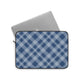 Plaid Perfection Laptop Sleeve - Midnight Blue