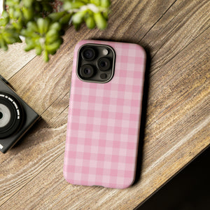 Plaid Perfection Phone Case - Pink - Design C