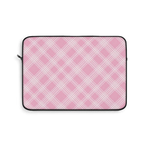 Pink Plaid Laptop Sleeve