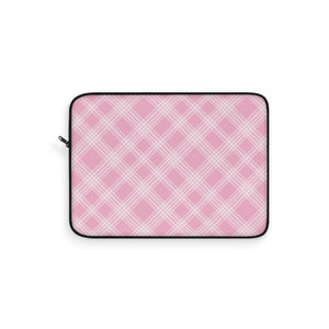 Pink Plaid Laptop Sleeve