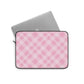 Pink Plaid Laptop Sleeve