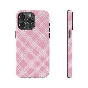 Plaid Perfection Pattern Case - Pink Plaid Design 4