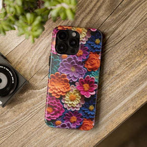 Felt Floral Phone Case - Design D