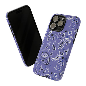 Paisley Pop Phone Case - Blue